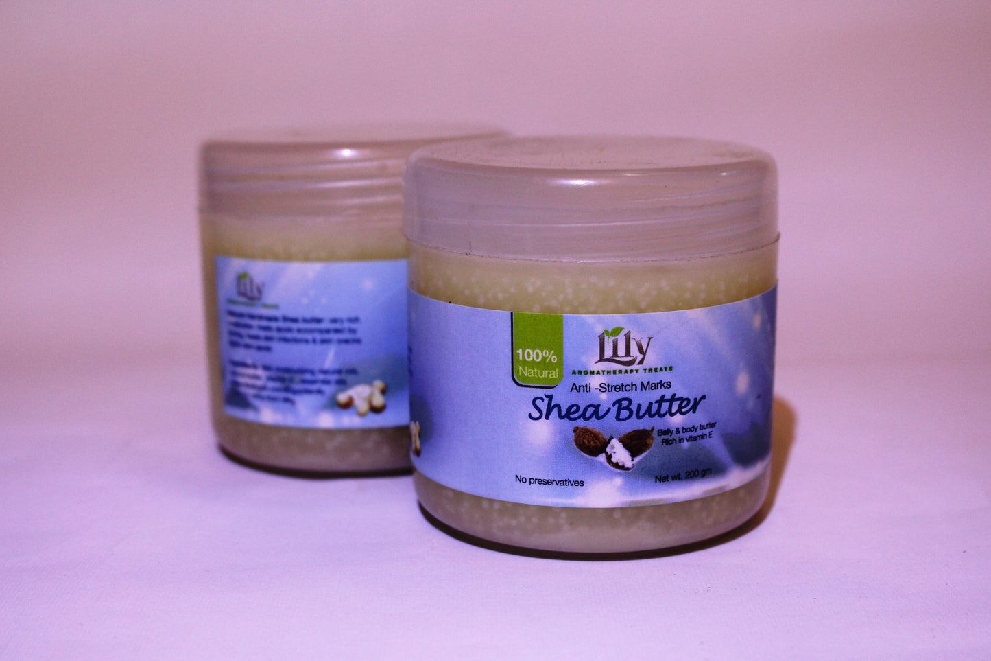 Raw Organic Shea Butter for Skin & Hair with Vit E