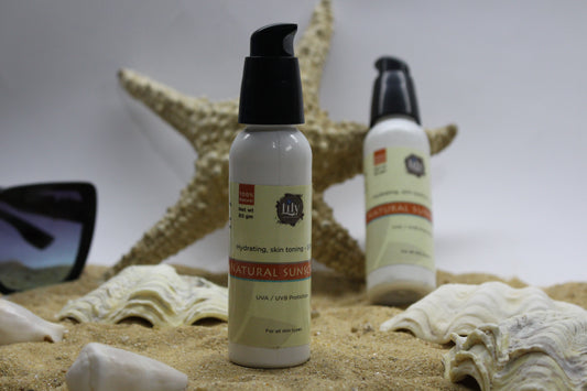 Natural sunblock SPF 50+(UVA /UVB)