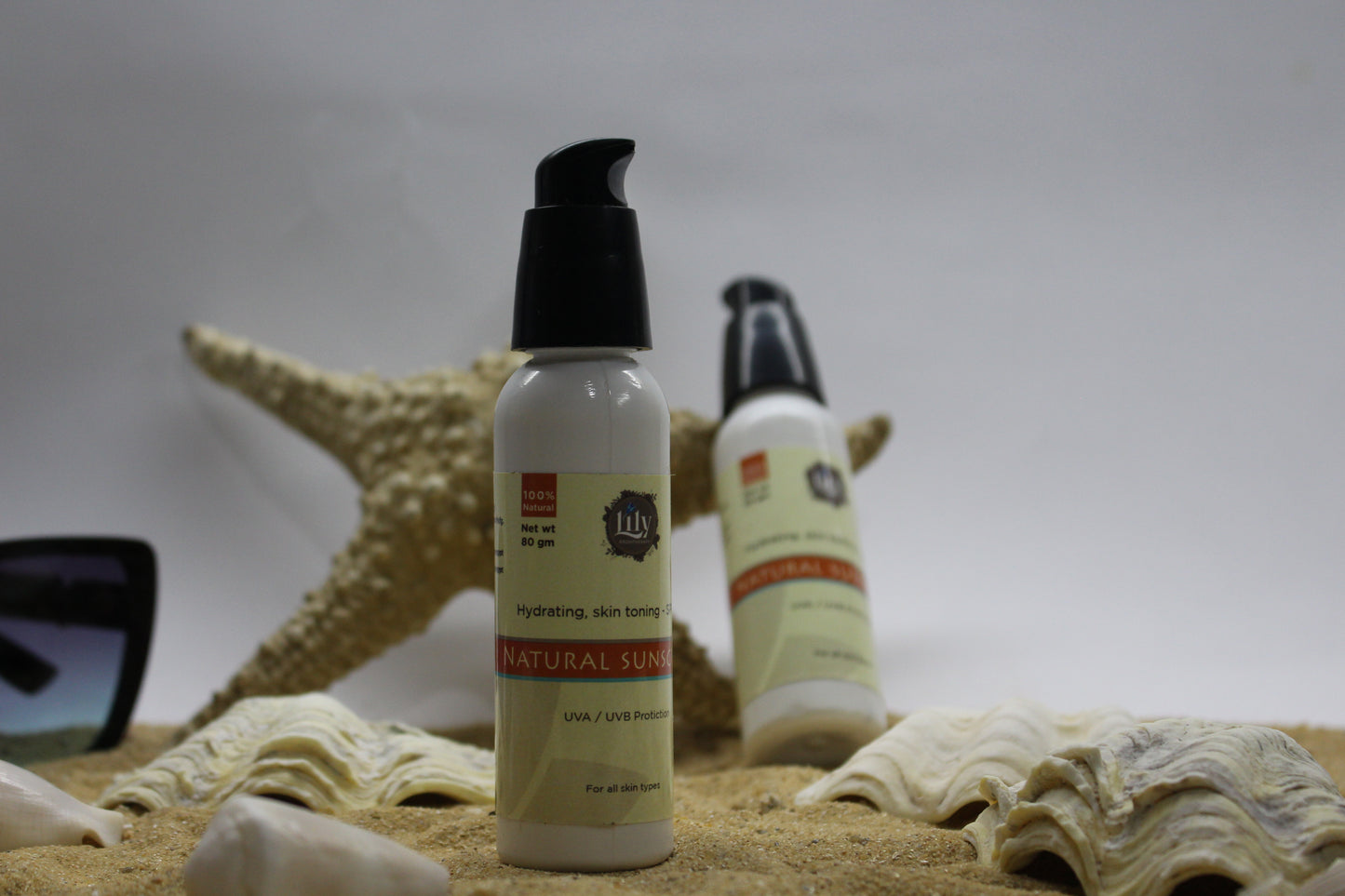 Natural sunblock SPF 50+(UVA /UVB)